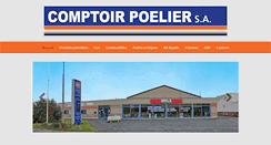 Desktop Screenshot of comptoirpoelier.be